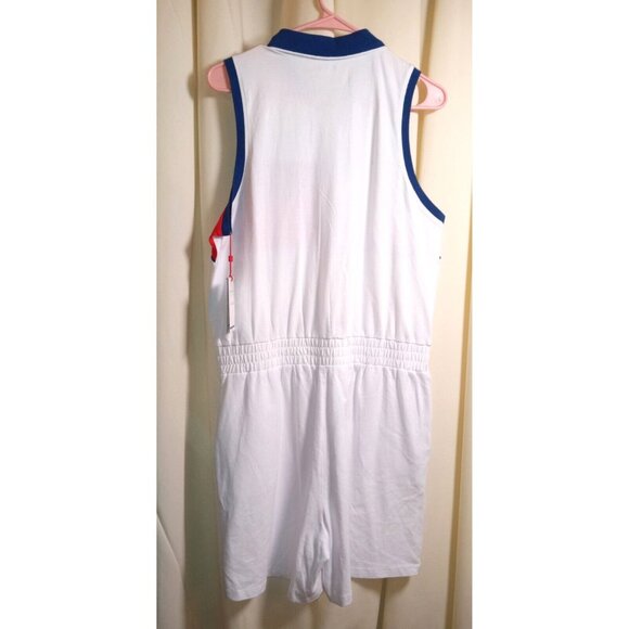 COPY - Tommy Hilfiger Size Medium Sleeveless Shorts Collared Jumpsuit New w/Tags - Picture 2 of 5